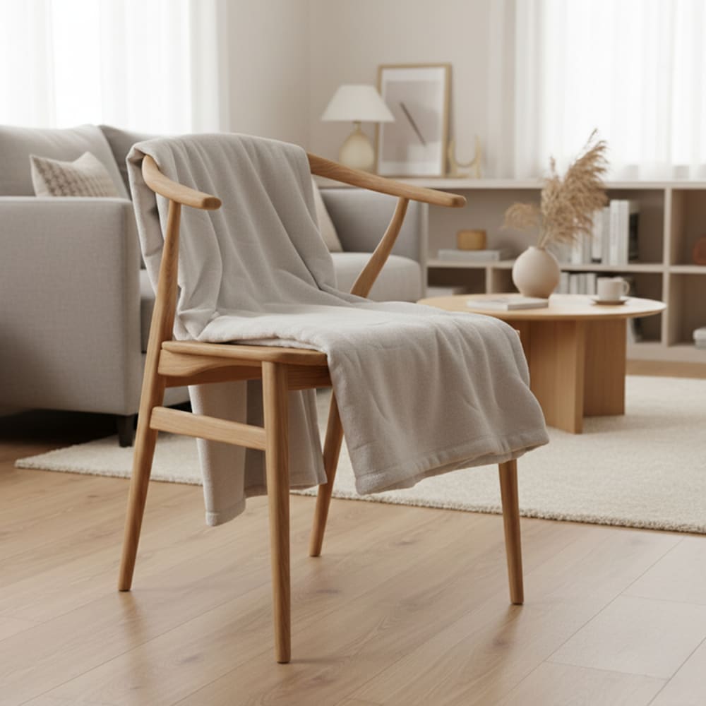 Couette plaid beige 130x170 cm