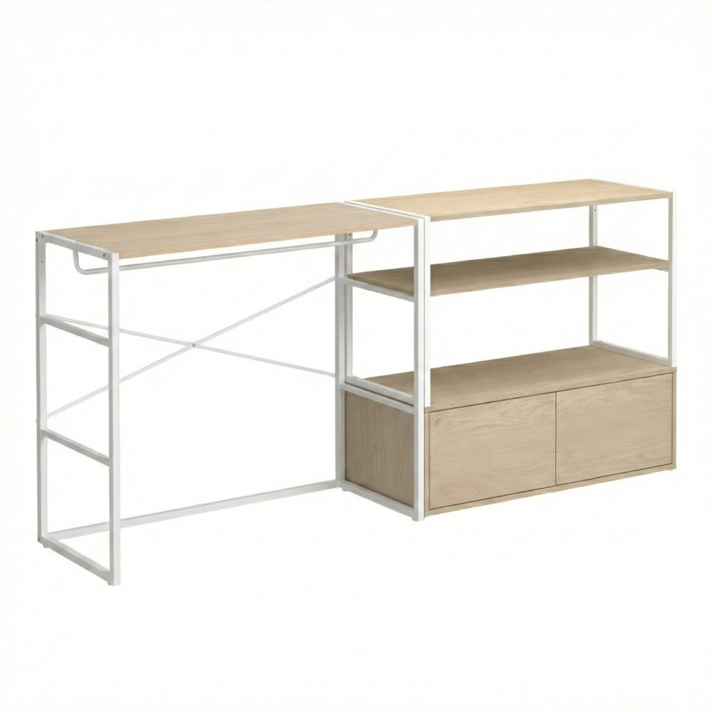 Lot de 2 portants vêtements sous combles modulables 200x85cm Lot de 2 portants vêtements sous combles modulables 200x85cm