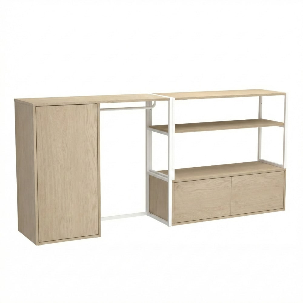 Lot de 2 portants vêtements - sous