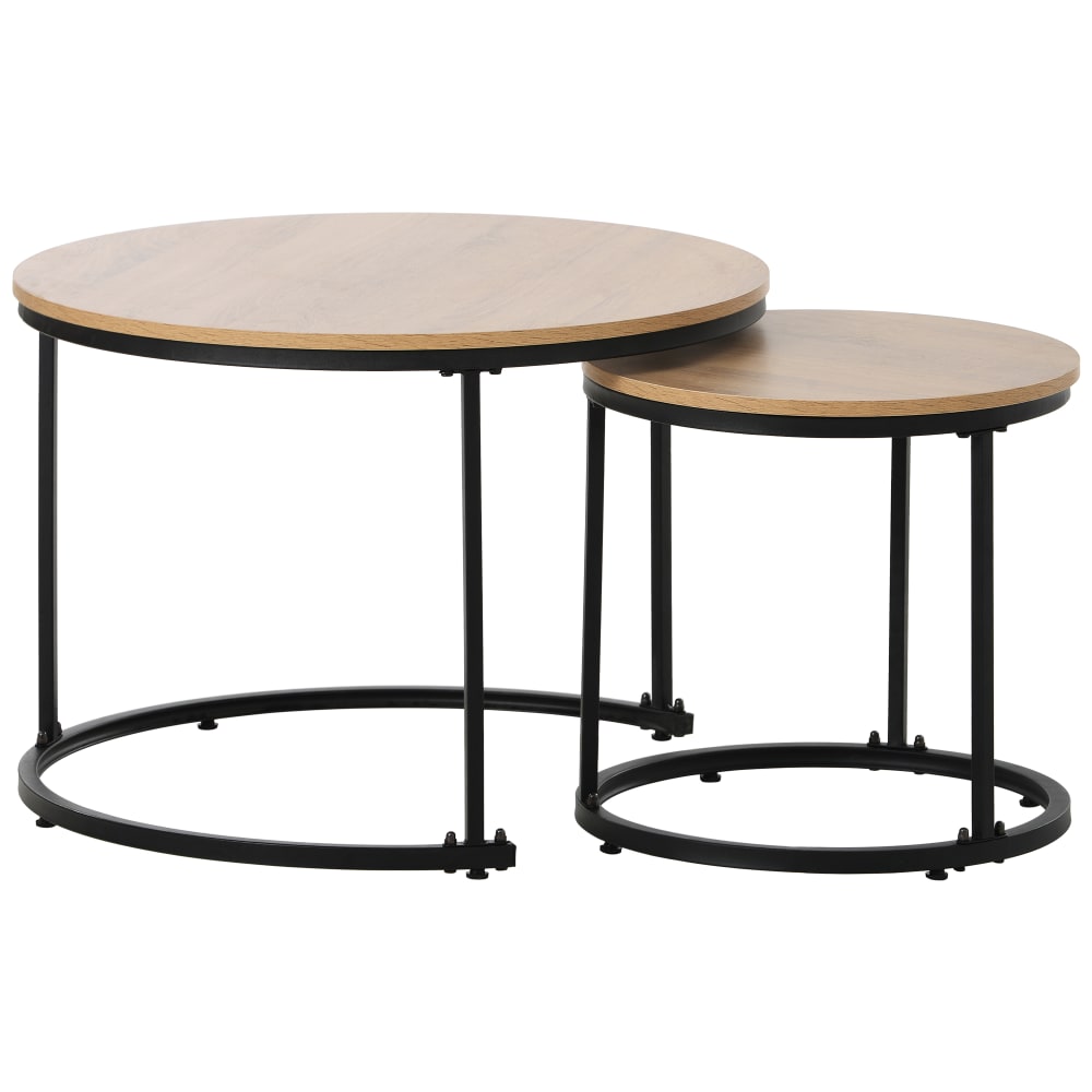 Set de 2 tables basses - rondes