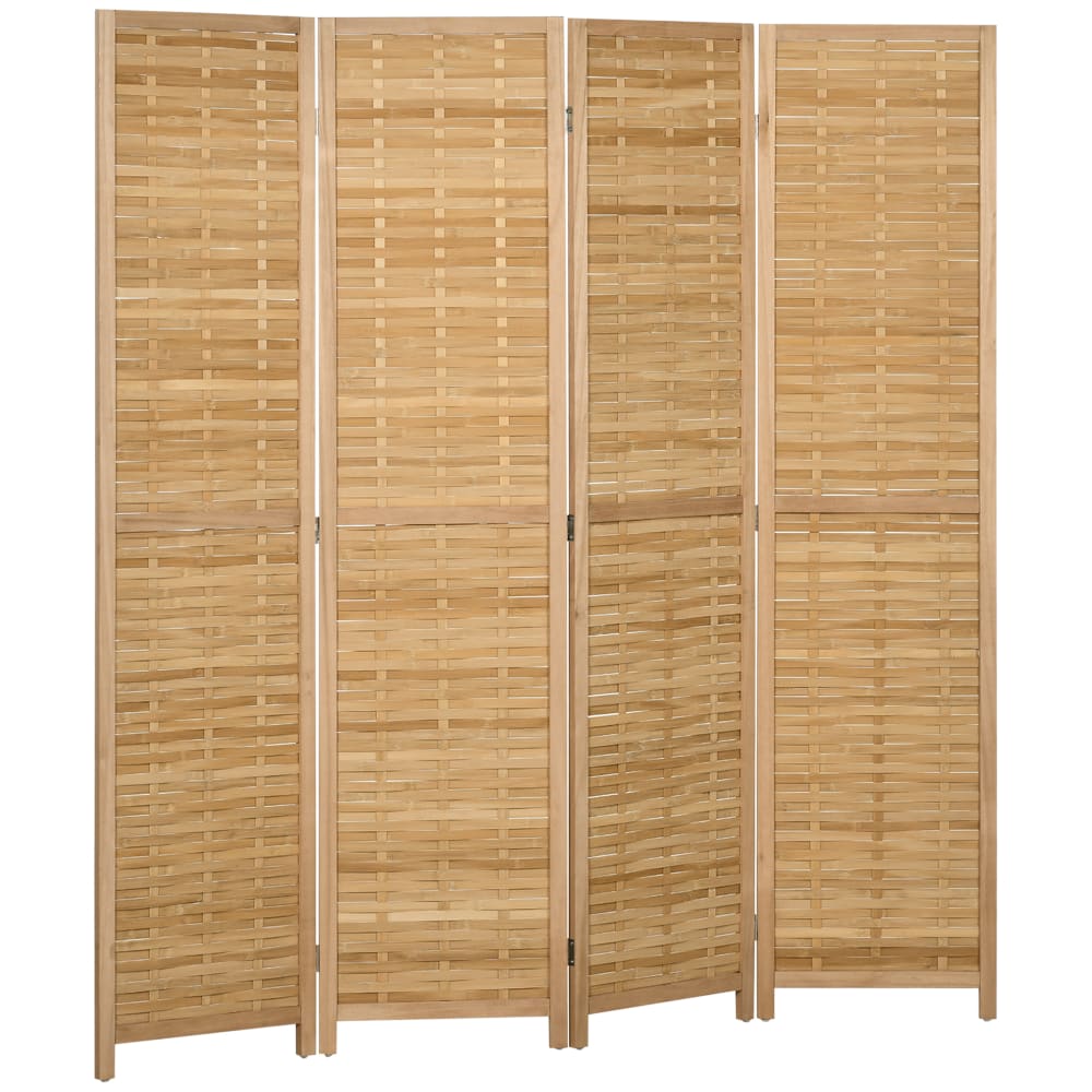 Paravent en bois pliable - bambou