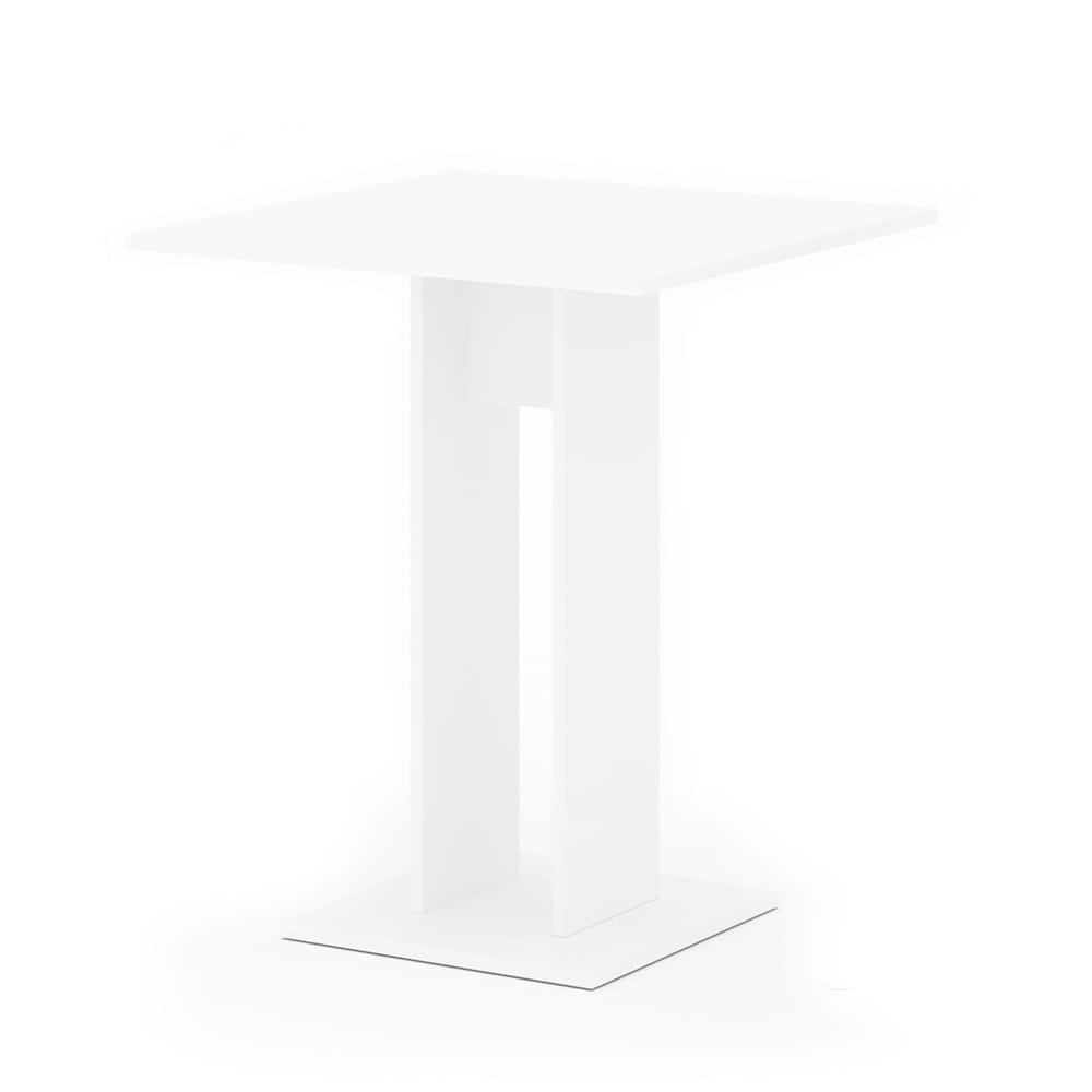 Vicco Esstisch Weiß 65x78cm style modern Weiß Spanplatte