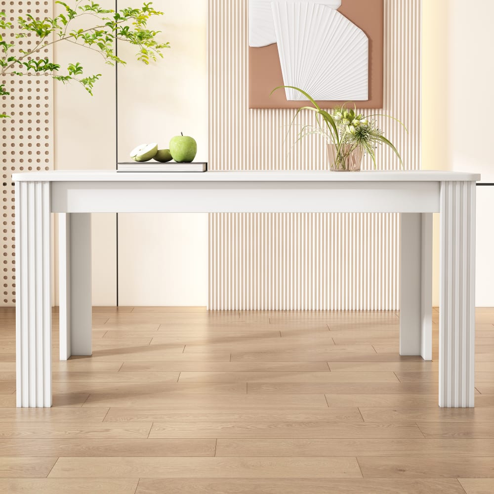 Esstisch aus Spanplatte mit stabilen Tischbeinen 116x65x75 cm,