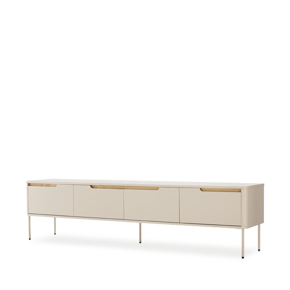 Meuble TV 200 cm - couleur beige