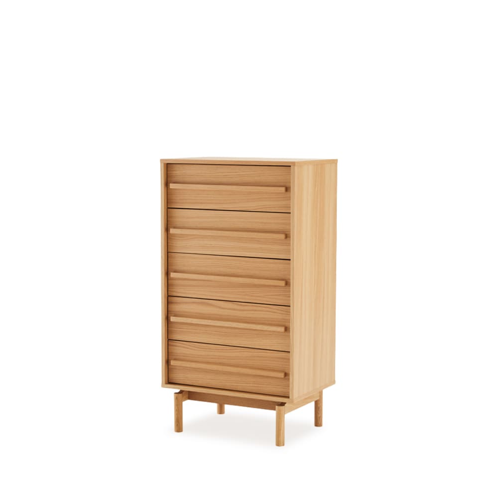Commode en bois à 5 - style