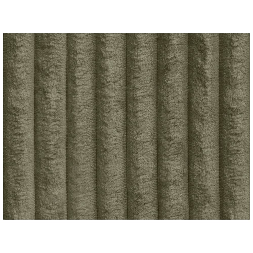 Canapé d'angle réversible conv 5p ALYA velours cotelé épais vert kaki