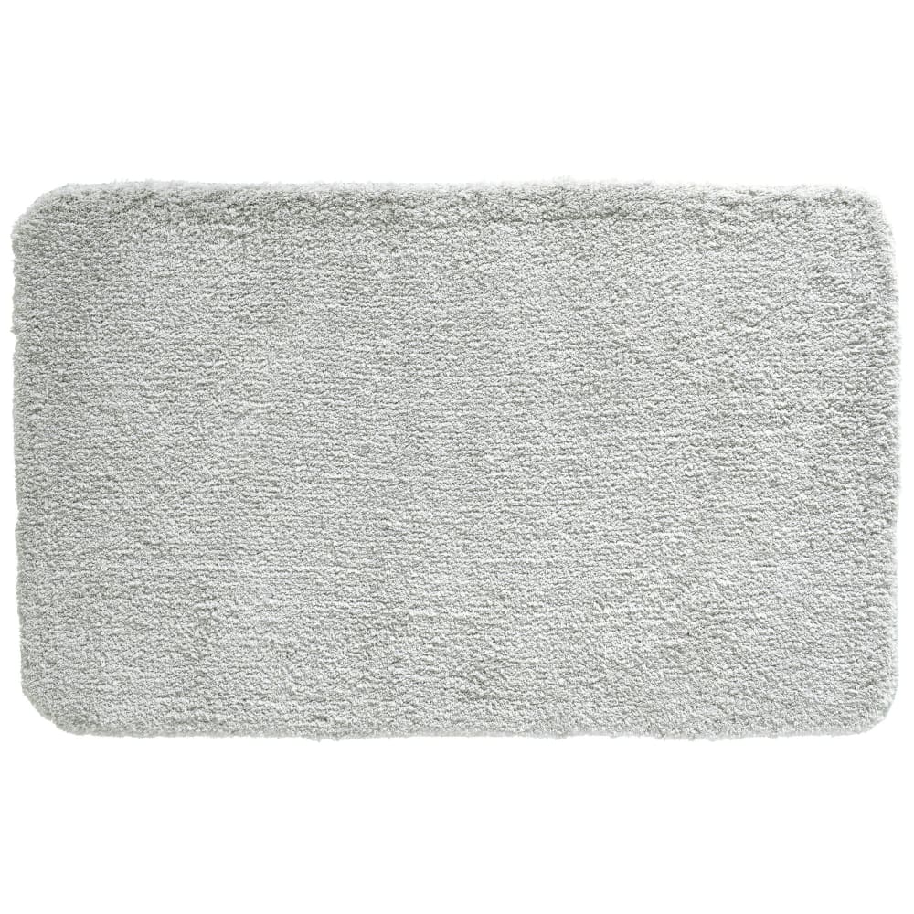 Tapis de bain en polyester 1150 g/m² gris galet 50x80cm