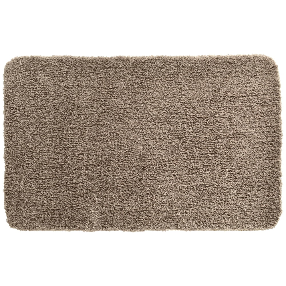 Tapis de bain en polyester 1150 g/m² marron glacé 50x80cm