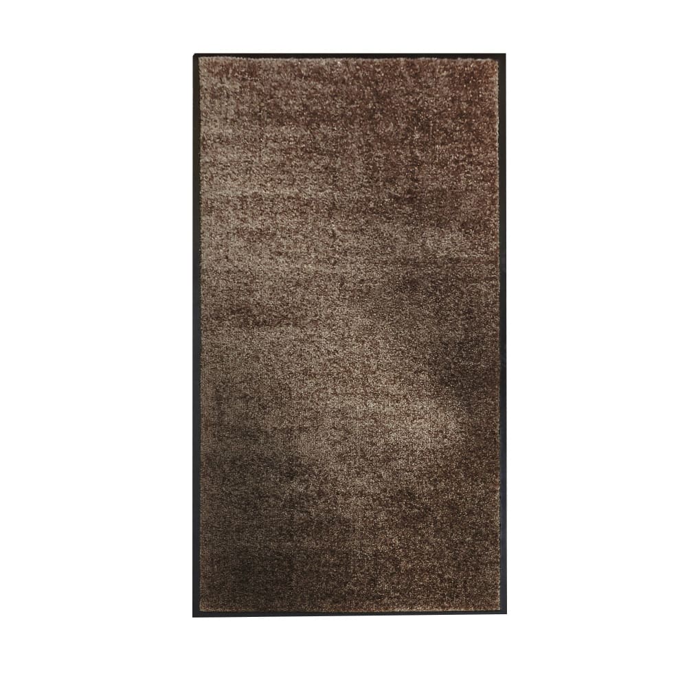 Tapis antipoussières en textile marron 40x60cm