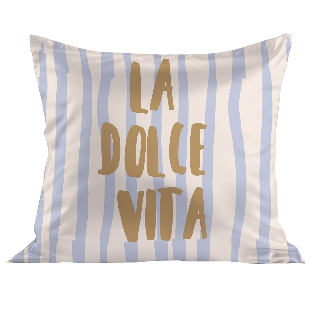 Pouf xl flottant rayé