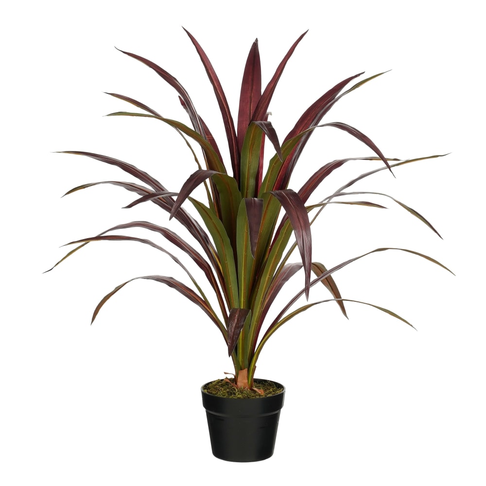 Plante artificielle rouge plastique h85xl70xl70cm Plante artificielle rouge plastique h85xl70xl70cm