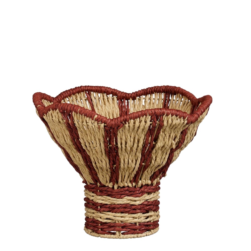Panier de rangement marron clair papier h20xl28xl28cm — Beyit