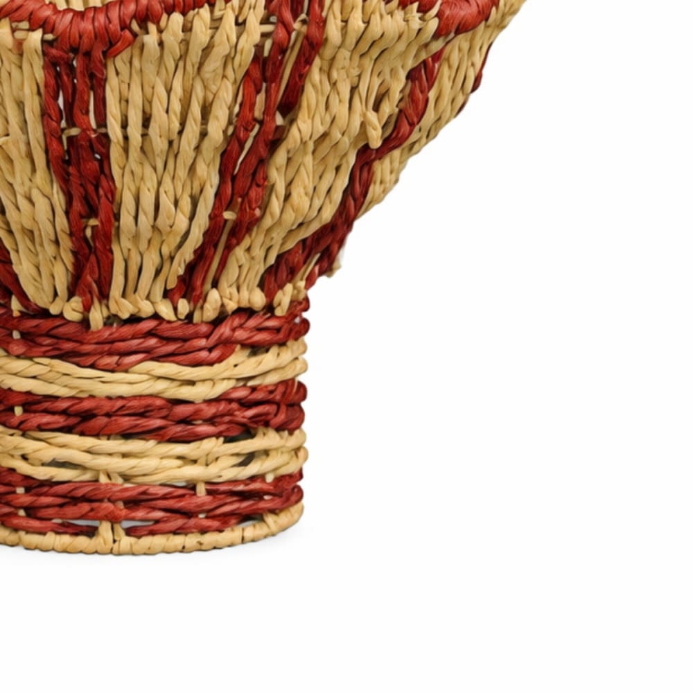 Panier de rangement marron clair papier h20xl28xl28cm