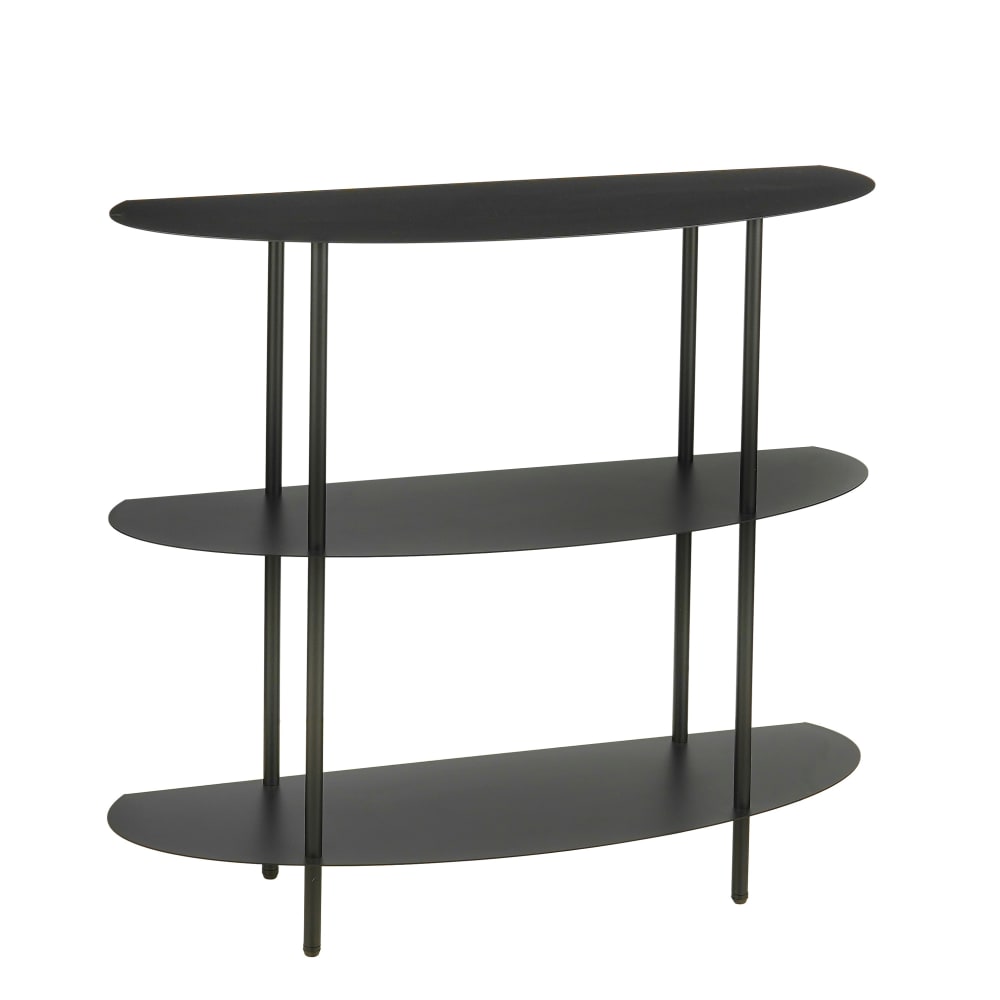 Étagère Noire fer H81xl28xL90cm