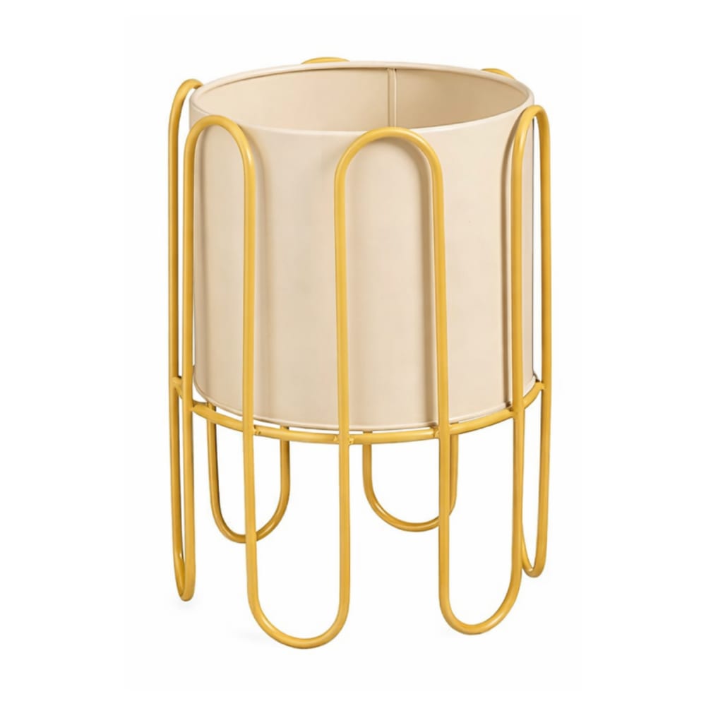 Cache-pot d'intérieur brun fer h35xl26xl26cm