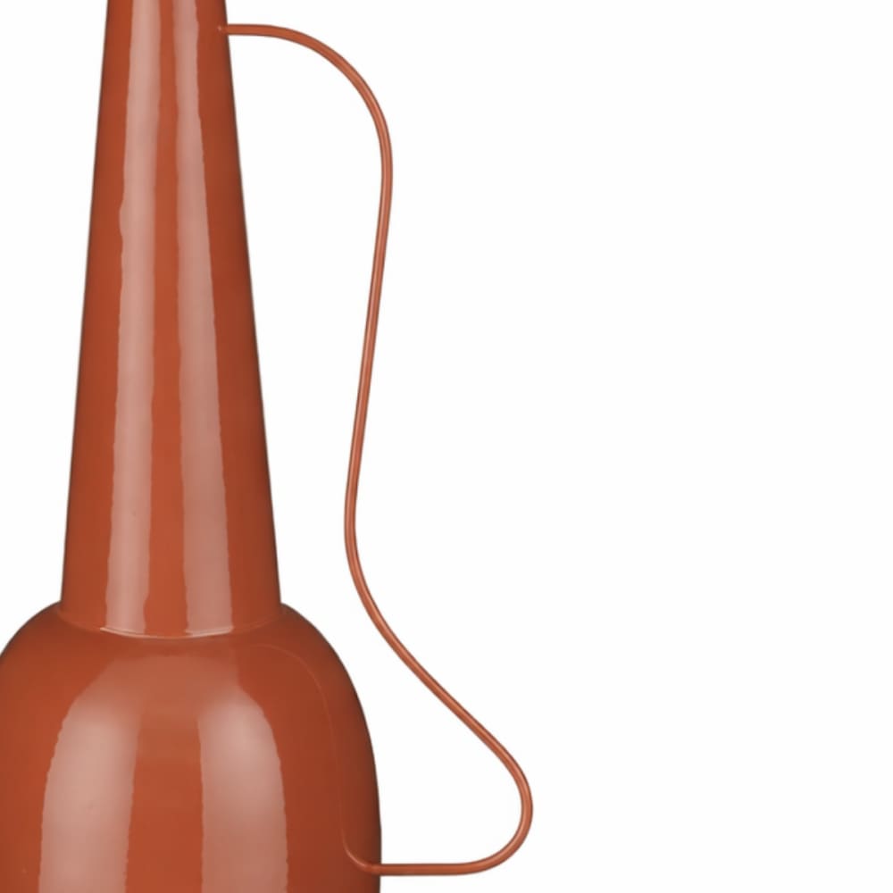 Vase brun fer h43xl20xl24cm