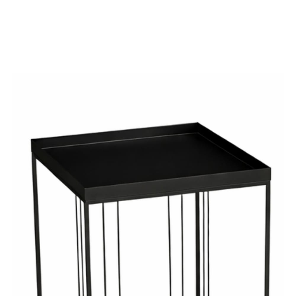 Beistelltisch Beth Schwarz Eisen H52xB45xL45cm - Maisons Du Monde