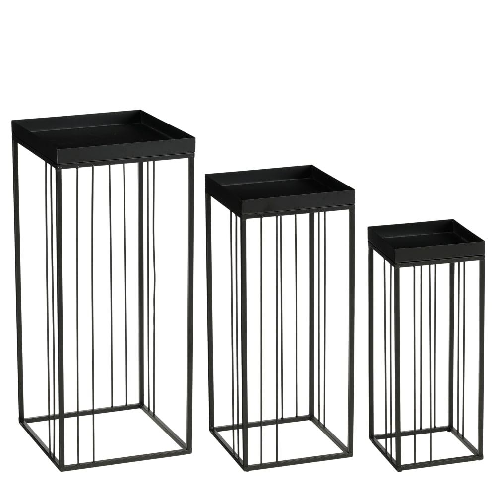 Table d'appoint Noire - fer