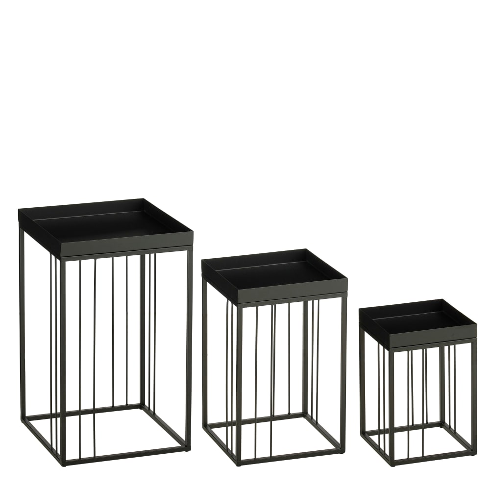 Table d'appoint Noire - fer