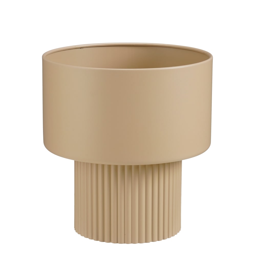 Cache-pot d'intérieur marron clair fer h33xl31.5xl31.5cm