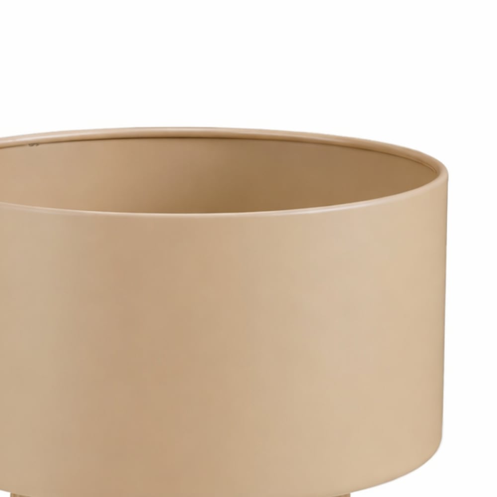 Cache-pot d'intérieur marron clair fer h33xl31.5xl31.5cm