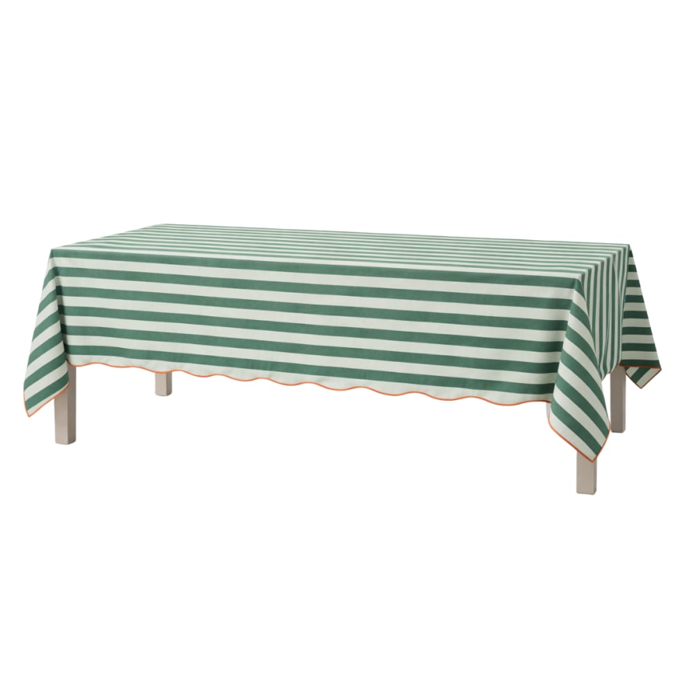 Nappe Vert Coton H0.5xl140xL250cm
