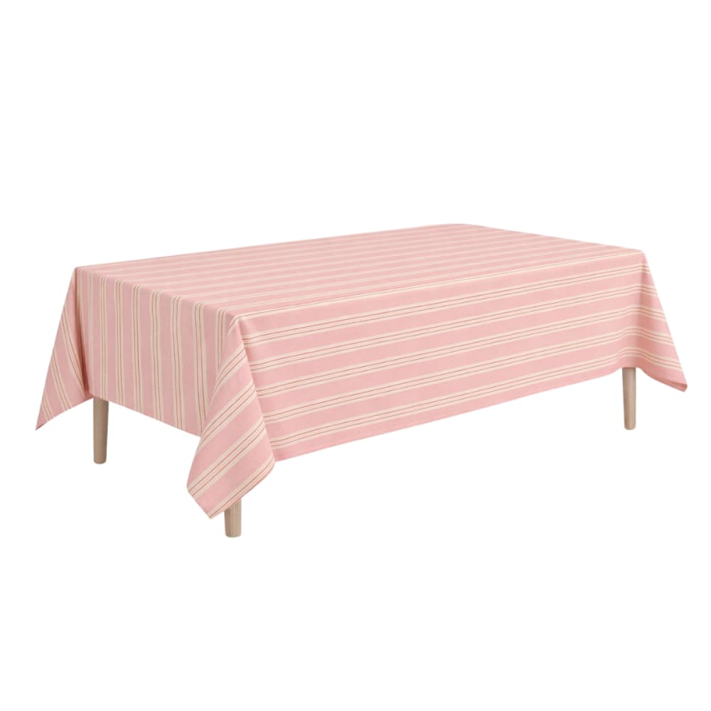 Mica Decorations Tischdecke Evie Pink Baumwolle H0.5xB140xL250cm Rosa Baumwolle
