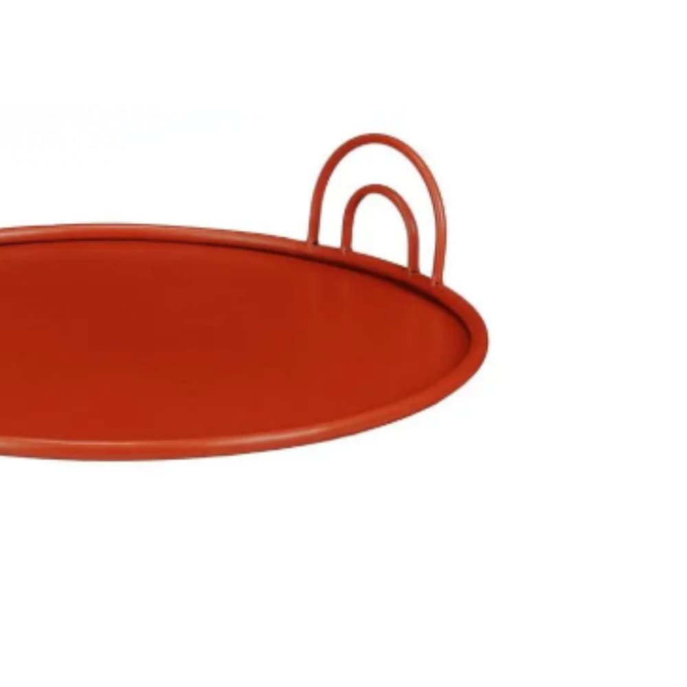 Tablett Rood Rot Eisen H9xB42xL42cm - Maisons Du Monde