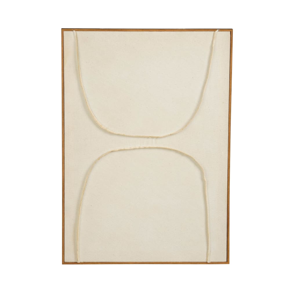 Décoration murale beige polyester h3.5xl50xl70cm Décoration murale beige polyester h3.5xl50xl70cm