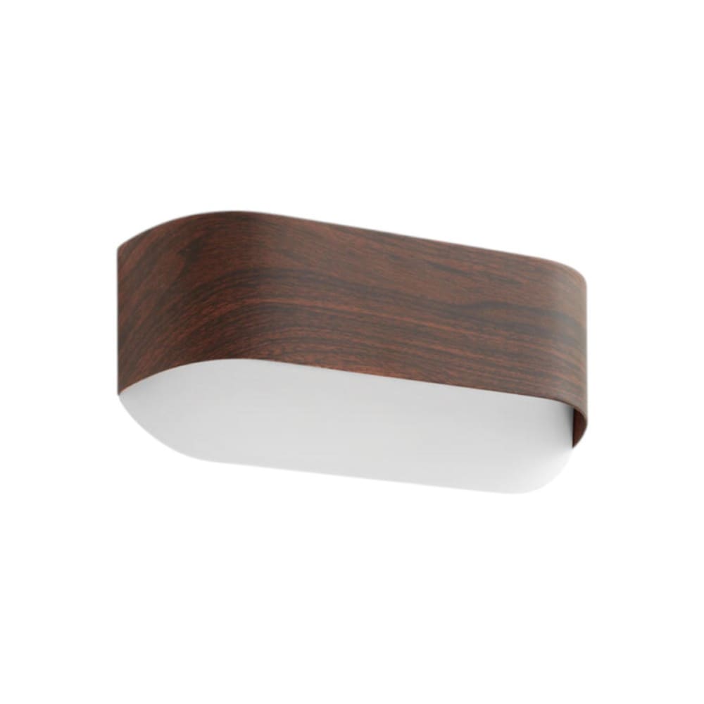 Applique led haut et - noyer