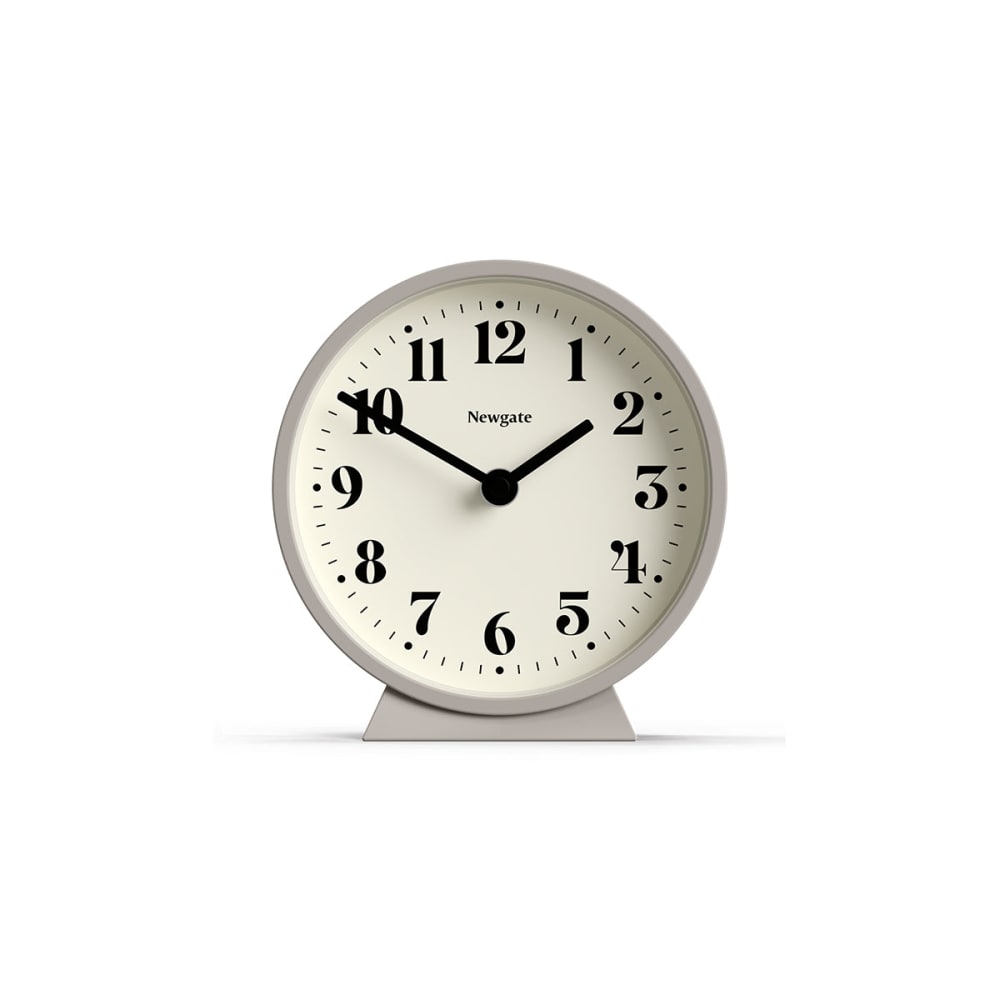 Horloge de table gris galet