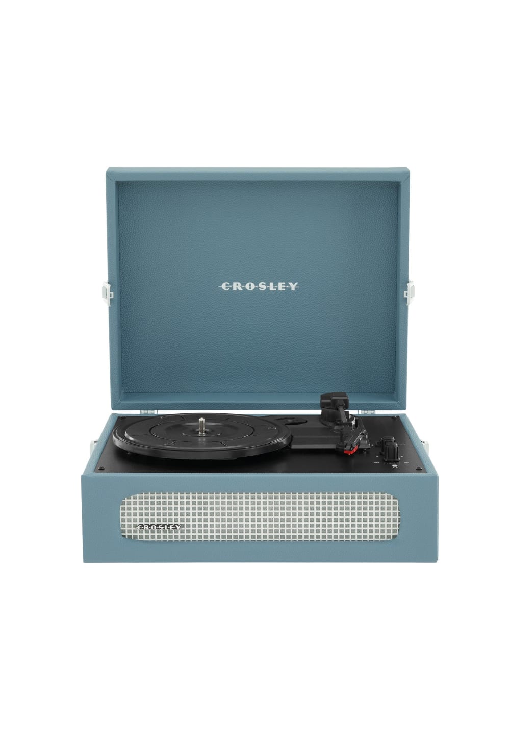 Crosley Tragbarer Plattenspieler mit Bluetooth himmelblau - Holz