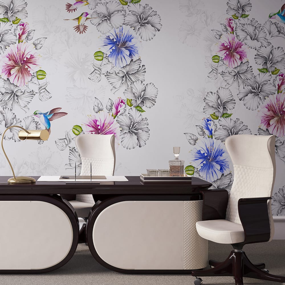 Papier peint panoramique Rose De Chine — vue 4