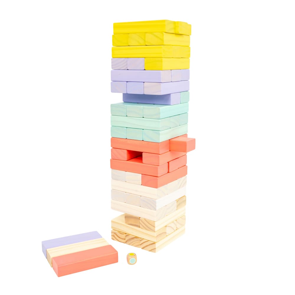 TP Toys Riesen-Wackelturm Holz FSC Mehfarbig MEHRFARBIG HOLZ Kinder
