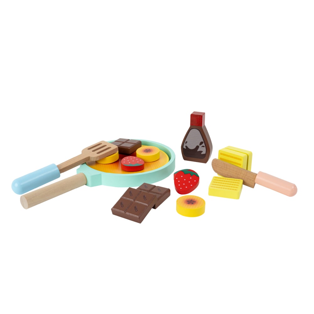 Set de crêpes en bois marron fsc®