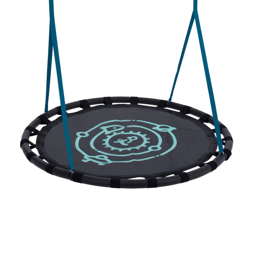 TP Toys Nestschaukel für Schaukelgestell Metall D120cm Schwarz Grün Holz