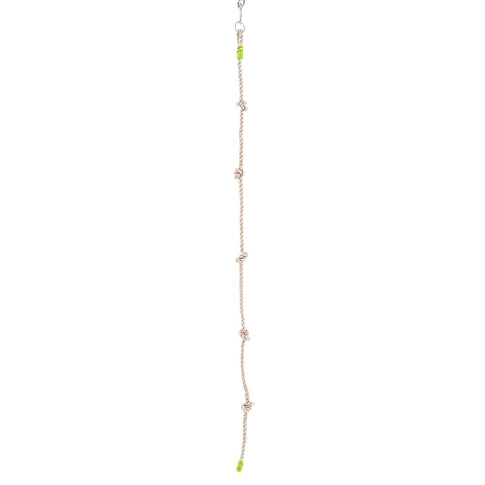 TP Toys Knotenseil für Schaukelgestell Hanf H190-250cm Braun Braun Holz