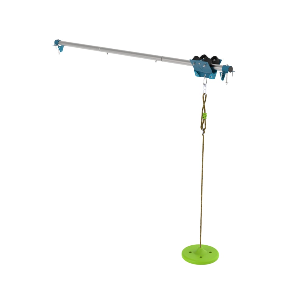 Red para trepar y tirolina madera marrón FSC®