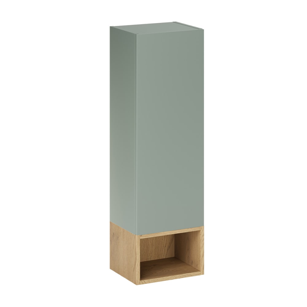 Armoire murale 1 niche stratifiés vert