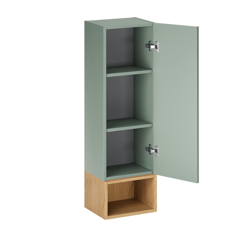 Hängeschrank 1 Nische Mattgrün Laminierte Platten Grün - Maisons