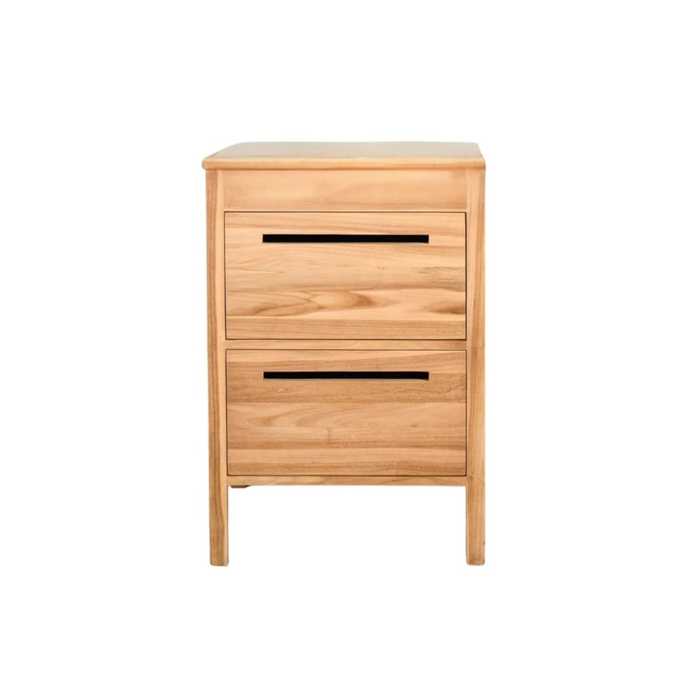 Meuble sous vasque en teck 60cm