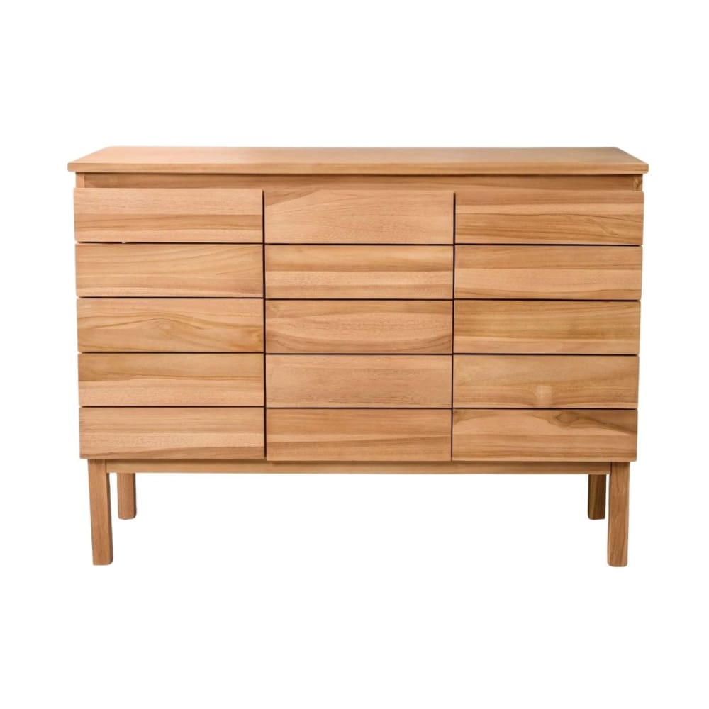 Meuble sous vasque en - teck