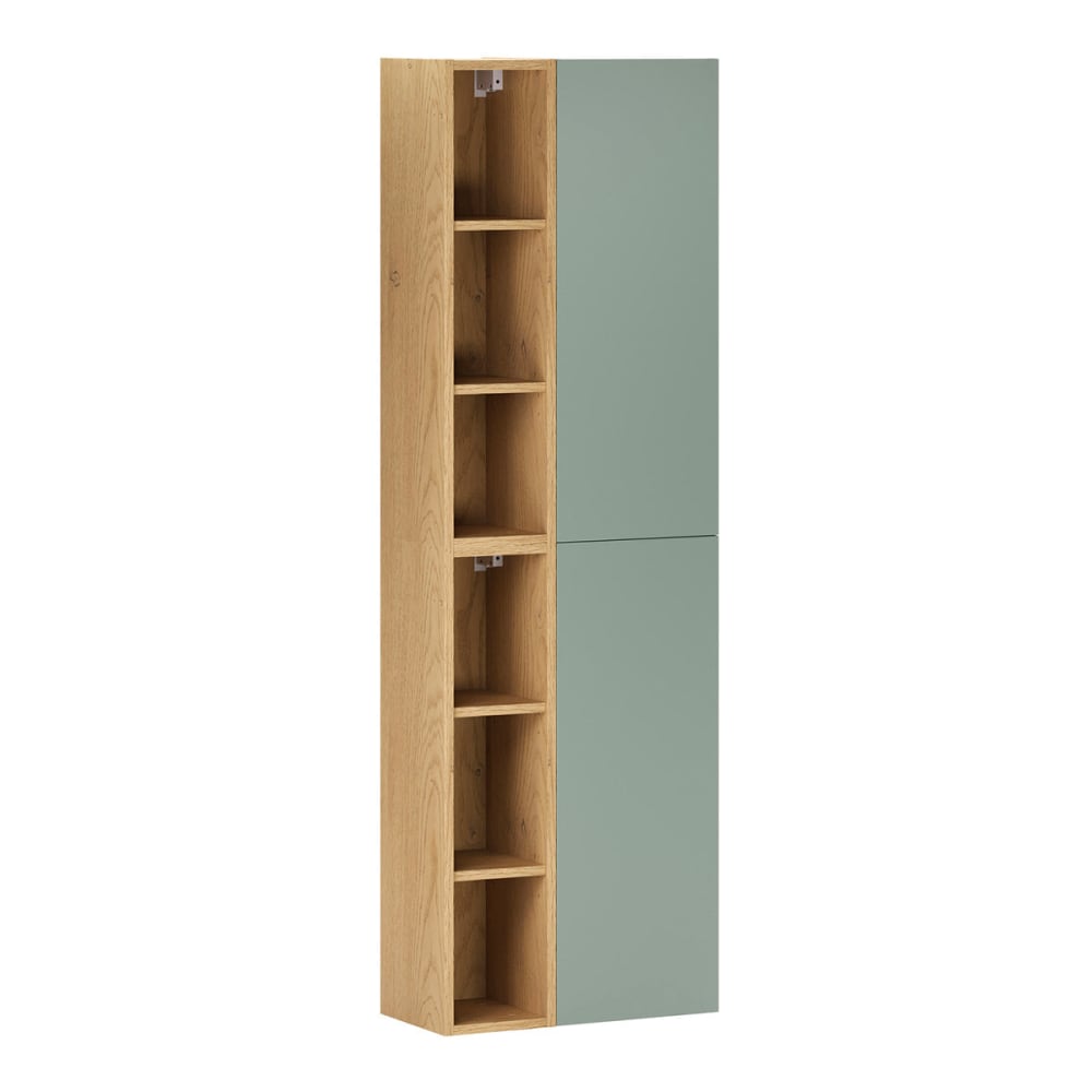 Petits meubles Wandsäule Nischen Mattgrün Laminierte Platten Grün - Spanplatte
