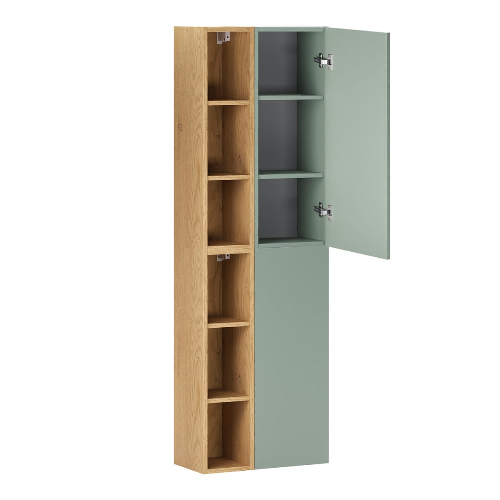 Wandsäule Nischen Mattgrün Laminierte Platten Grün - Maisons Du