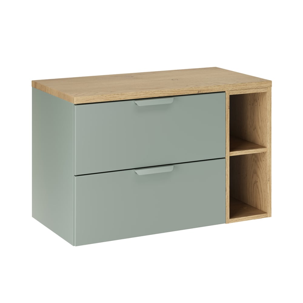 Meuble sous-vasque stratifiés vert