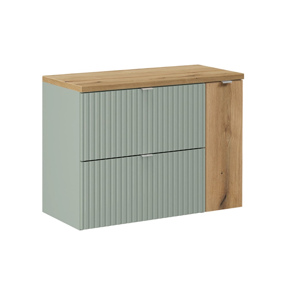 Meuble sous-vasque stratifiés vert