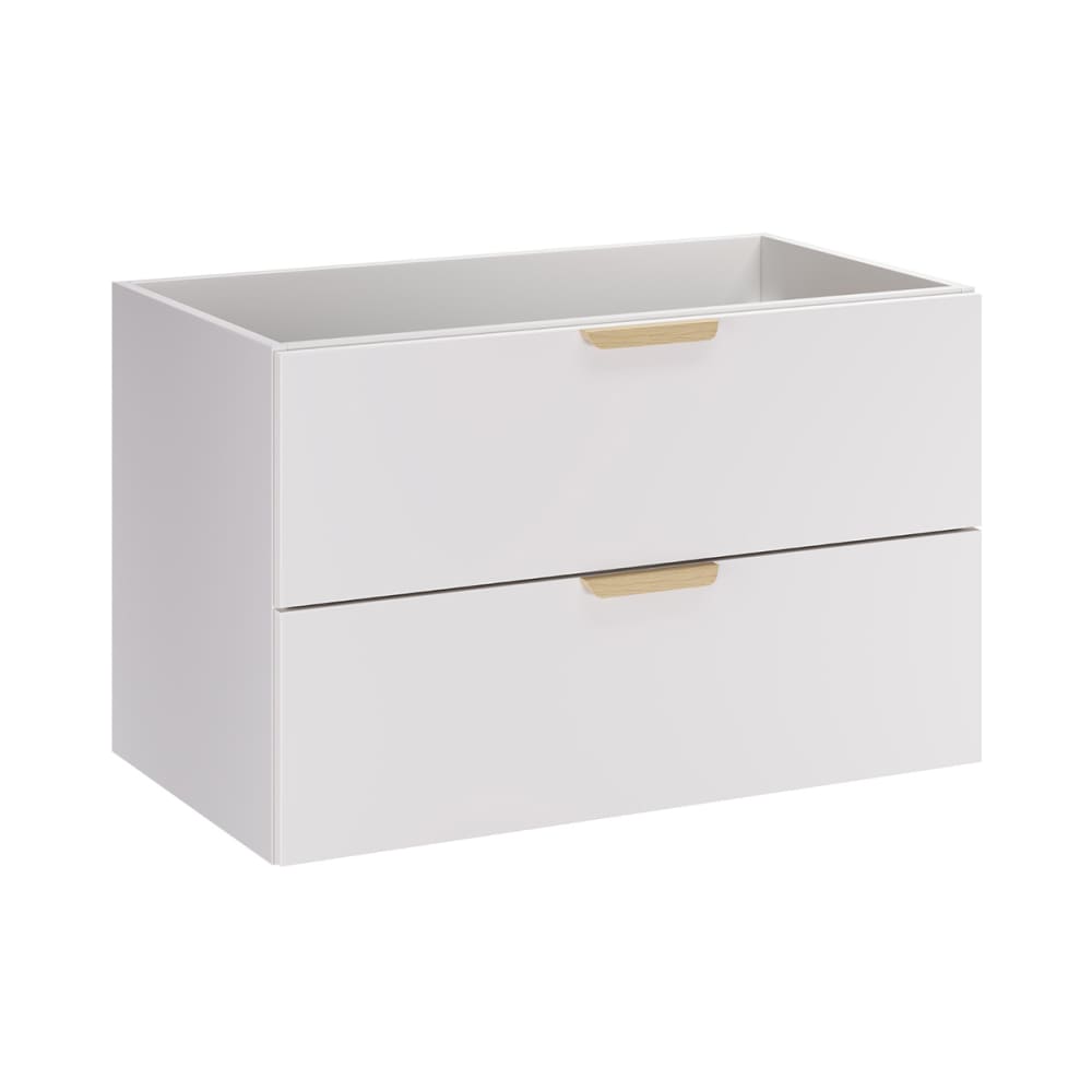Meuble sous-vasque stratifiés blanc
