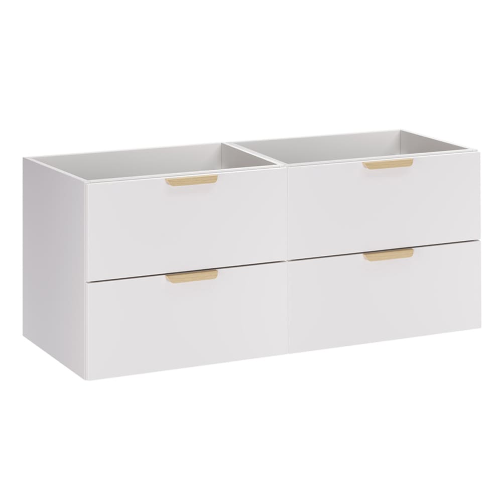 Meuble sous-vasque stratifiés blanc