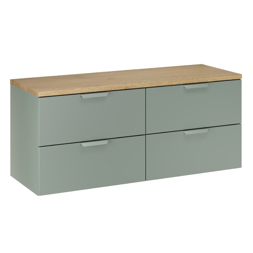Meuble sous-vasque stratifiés vert