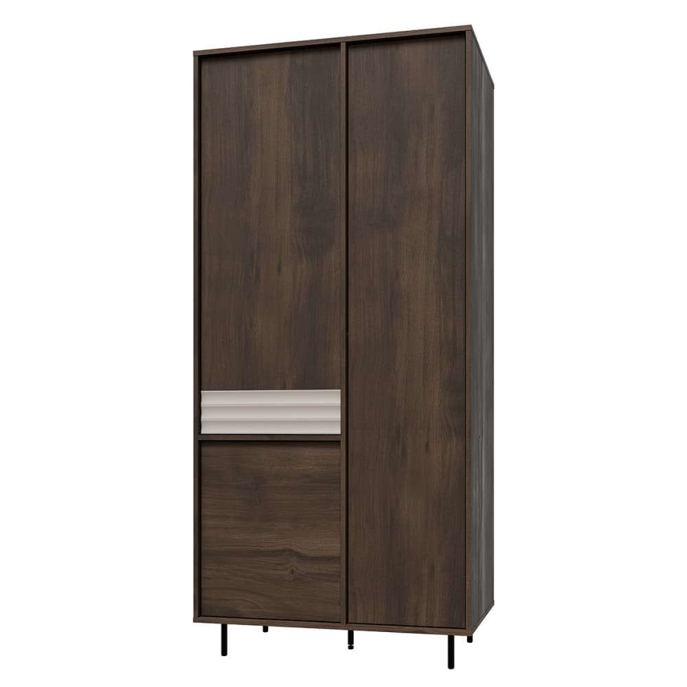Armoire 3 portes stratifiés beige